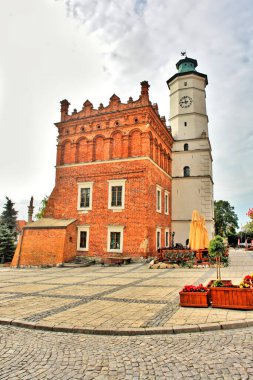 Gotik Sandomierz Belediye Binası, Polonya                               