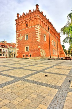 Gotik Sandomierz Belediye Binası, Polonya                               