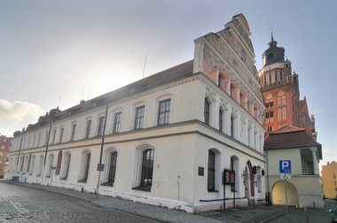 Polonya 'nın Stargard kentindeki tarihi belediye binası.