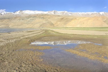 Tso Moriri ya da Moriri Gölü el değmemiş yüksek irtifa gölü ve Hindistan 'ın Ladakh bölgesinin Leh bölgesindeki Changthang Platosu' nda Ramsar Wetland Sitesi..