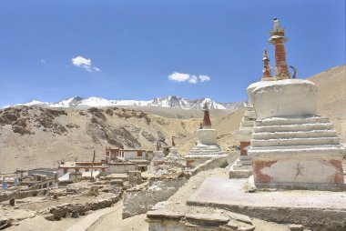 Korzok - Hindistan 'ın Ladakh kentindeki Tso Moriri (göl) kıyısındaki Korzok köyünde bulunan Tibet Budist manastırı.