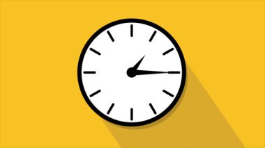 Bitiş tarihi hatırlatıcıları ve zaman yönetimi kavramları için 60 saniyelik alarm çizimi canlandırması