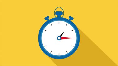 Saat zamanı 60 saniye ve dakika sayımı.