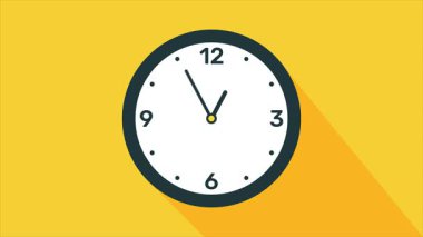 Saat zamanı 60 saniye ve dakika sayımı.