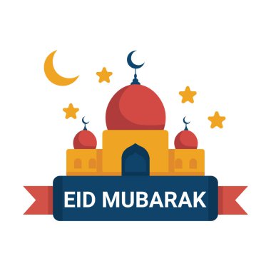 Canlı Mübarek bayramı cami ve hilal ile selamlıyor