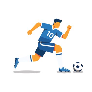 Futbolcular top oynarken poz verir veya hareket eder