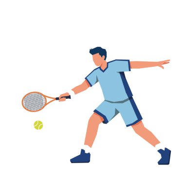 Tenis oyuncuları oynarken poz veya hareket