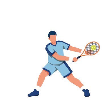 Tenis oyuncuları oynarken poz veya hareket