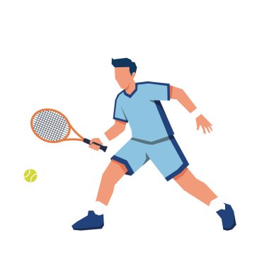 Tenis oyuncuları oynarken poz veya hareket