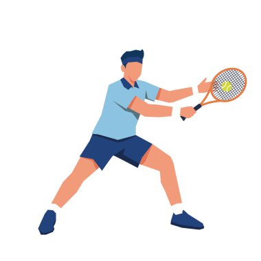 Tenis oyuncuları oynarken poz veya hareket