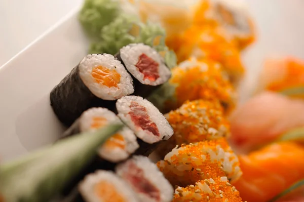 Sushi roll zátiší Stock Obrázky