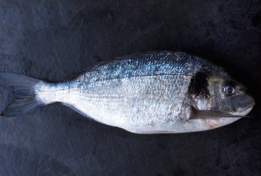 Balık natürmort makro