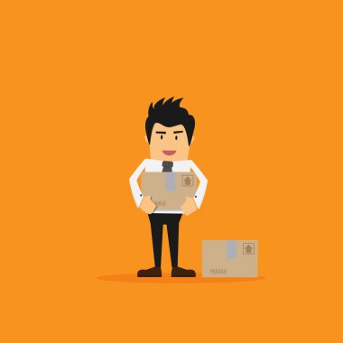 teslimatçı parsel verir