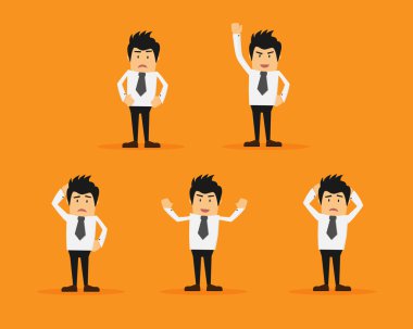 İşadamı karakter kümesi