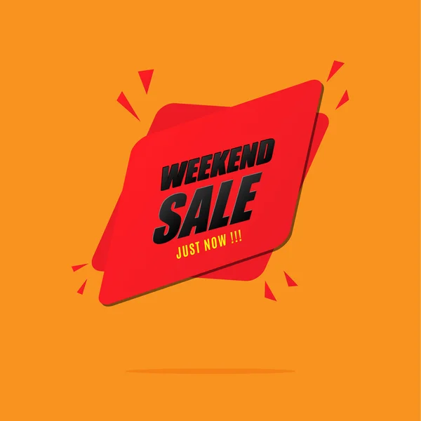 WEEKEND SALE Векторні ілюстрації . — стоковий вектор