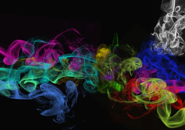 Smoke in color — Stock Photo, Image