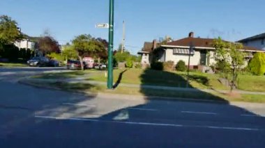 Shot yerleşim bölgesinde Vancouver sürüş