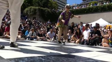 Genç çocuk Vancouver dans festivali