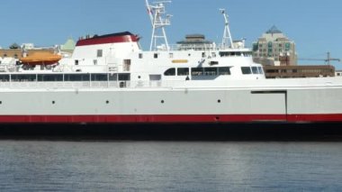 Büyük feribot tekne yüzen, Victoria, Bc