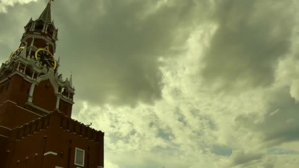 Ustanawiającego strzał Kremlin Red Square — Wideo stockowe