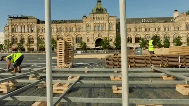 Bâtiment ouvrier scène de concert — Video