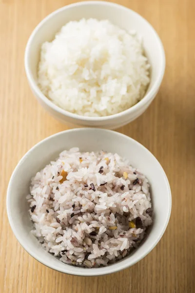 Vamos comer arroz delicioso na manhã de arroz — Fotografia de Stock