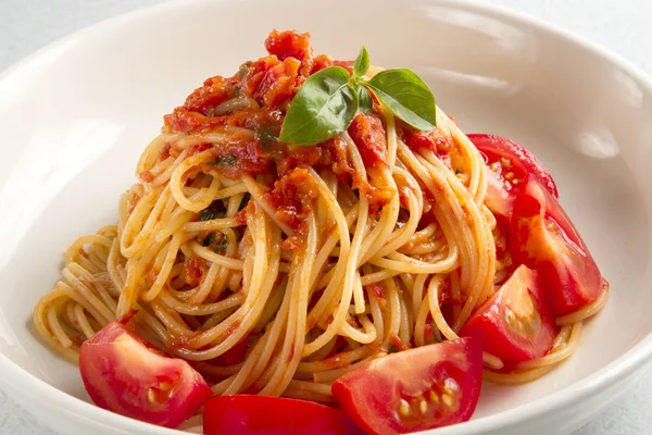 Pomodori molta pasta — Foto Stock