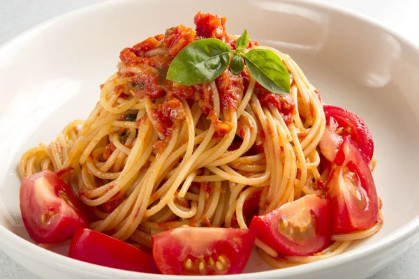 Pomodori molta pasta — Foto Stock