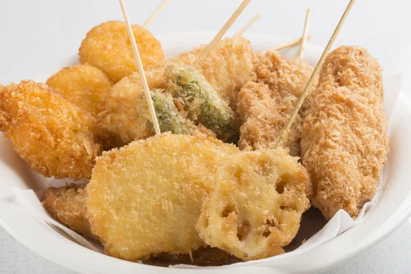 A lot of deep-fried food — Stock Photo, Image