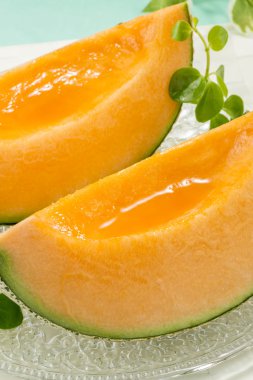 Taze ve tatlı kavun