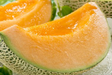 Taze ve tatlı kavun