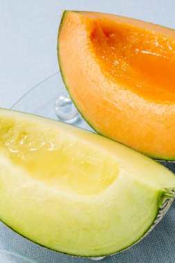 Taze ve tatlı kavun