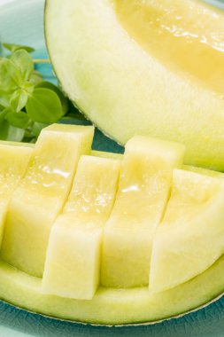 Taze ve tatlı kavun