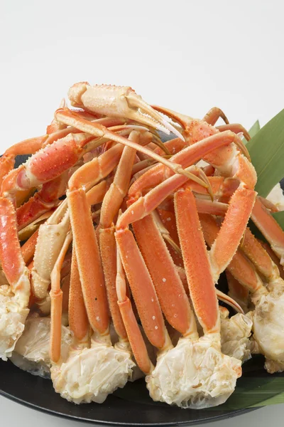 Redo att äta krabba ben — Stockfoto