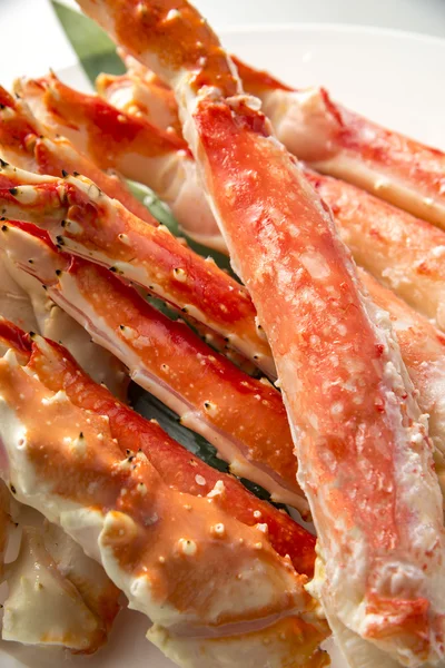 Fresh and delicious crab dishes — Stock Photo, Image