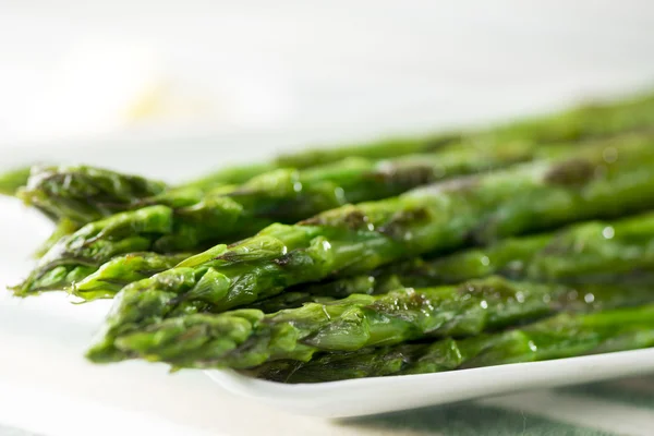 Fresh asparagus dishes Stock Photo