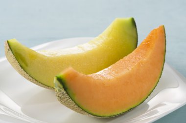 Lezzetli kavun taze meyve suyu olduğunu