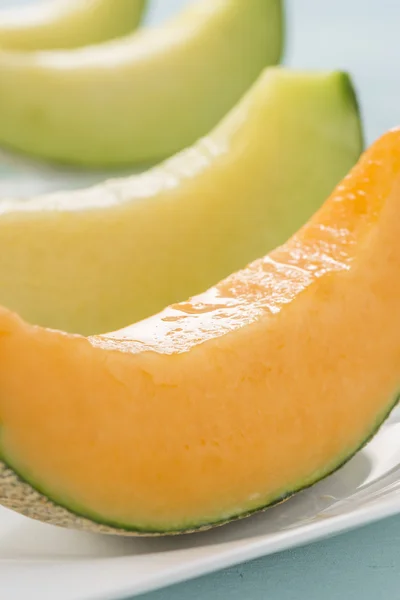 Jus buah segar adalah melon lezat — Stok Foto