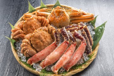 Kaynatıldığında lezzetli yengeç eti