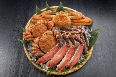 Kaynatıldığında lezzetli yengeç eti