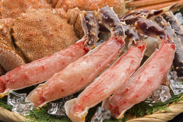 Av läckra krabba tallrik — Stockfoto