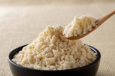 Soya fasulyesinden yapılan yapraklar için malzemeler