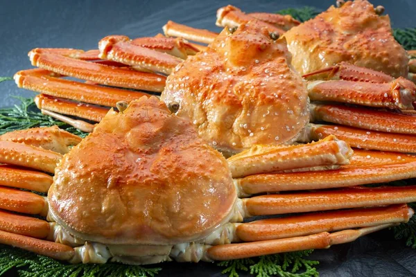 Leckeres Krabbenfleisch Gekocht — Stockfoto