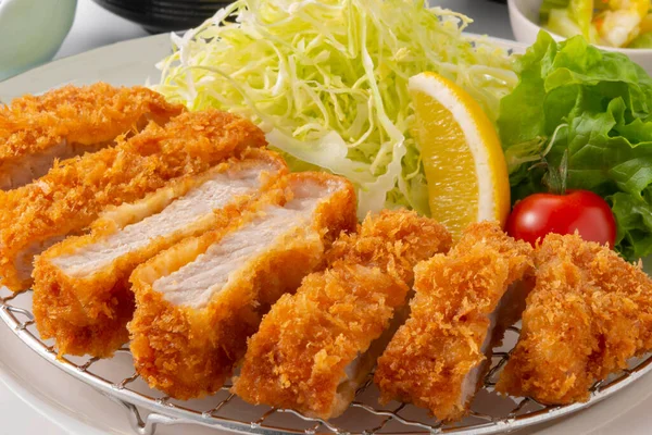 Fried Food Cooked Fresh Japanese Pork — 图库照片