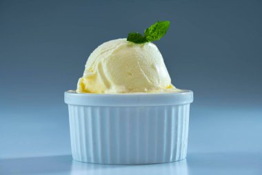 Delicious soft ice cream made with fresh milk