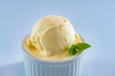 Delicious soft ice cream made with fresh milk