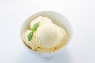 Delicious soft ice cream made with fresh milk