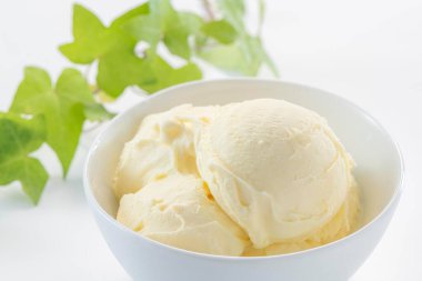 Delicious soft ice cream made with fresh milk