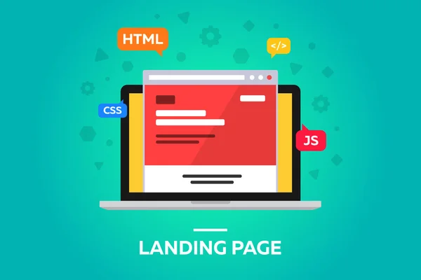 Açılış sayfası. Web sitesi düz illüstrasyon
