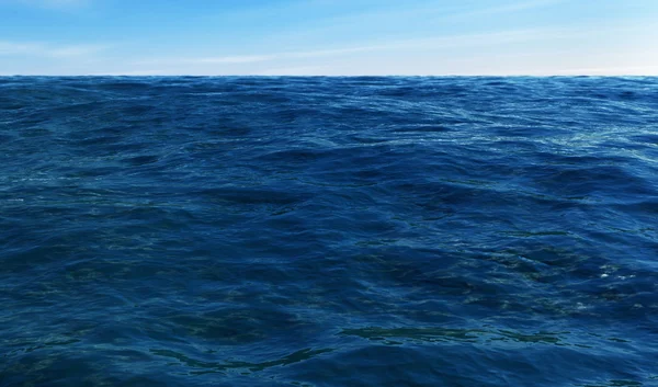 Ocean en Sky 3d render — Stockfoto